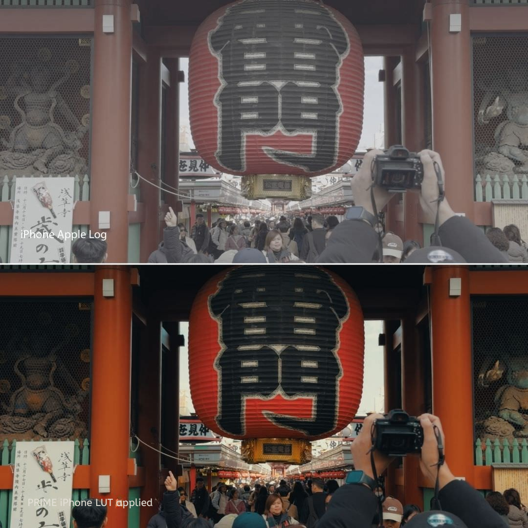 Prime Apple Log LUTs - sample 1