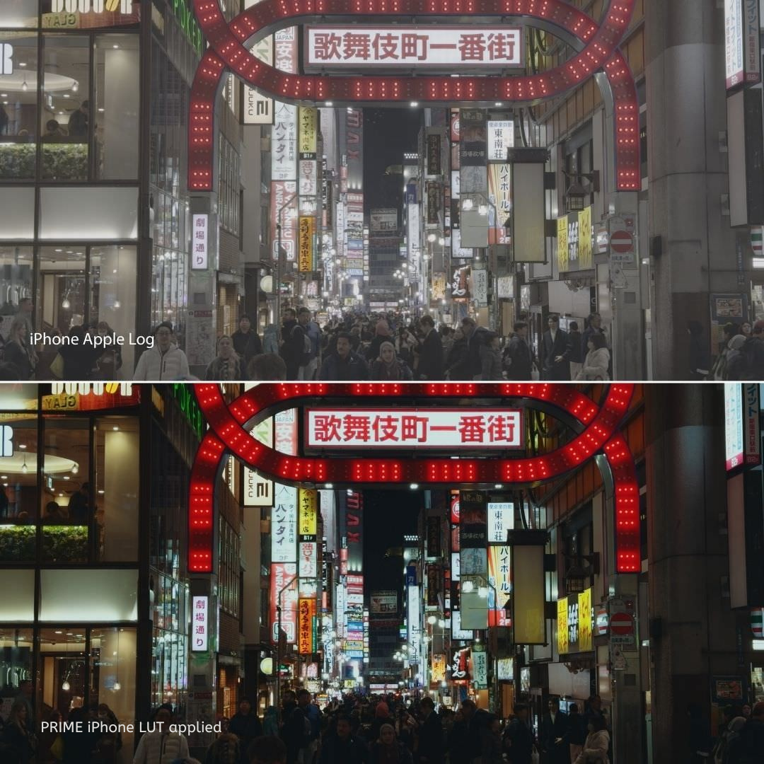 Prime Apple Log LUTs - sample 2