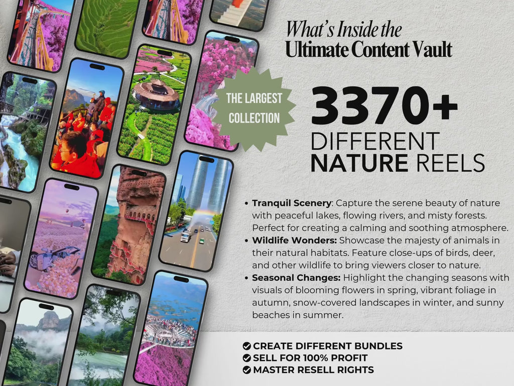 The Ultimate Viral Content Vault: 100,000+ Ready-to-Post & Resell Clips